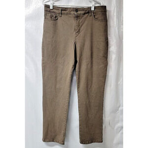 Gloria Vanderbilt women's Amanda 2.0 slim leg jeans Size 14 - light brown
